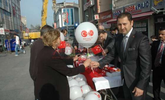 Mhp Çorlu İlçe Teşkilatı`ndan Balonlu Bayraklı 29 Ekim Kutlaması - 2