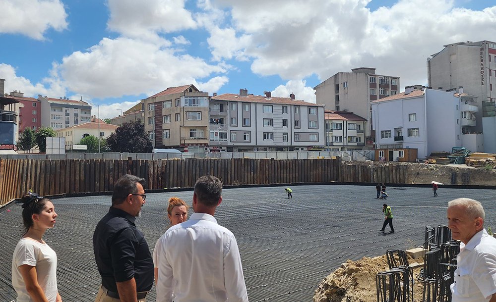 Sarıkurt, Otopark İnşaatını İnceledi - 2