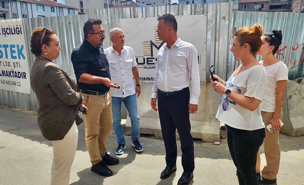 Sarıkurt, Otopark İnşaatını İnceledi