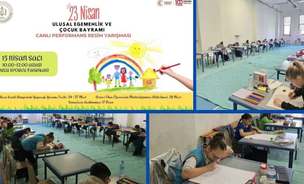 23 Nisan Resim Yarışması Tamamlandı