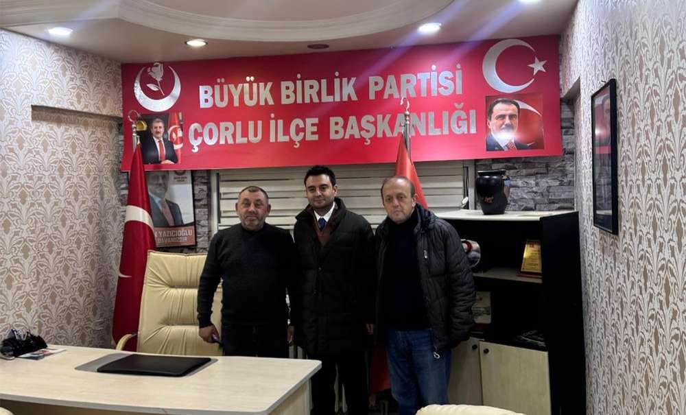 Çorlu Tso Başkanı Volkan, Bbp'yi Ziyaret Etti