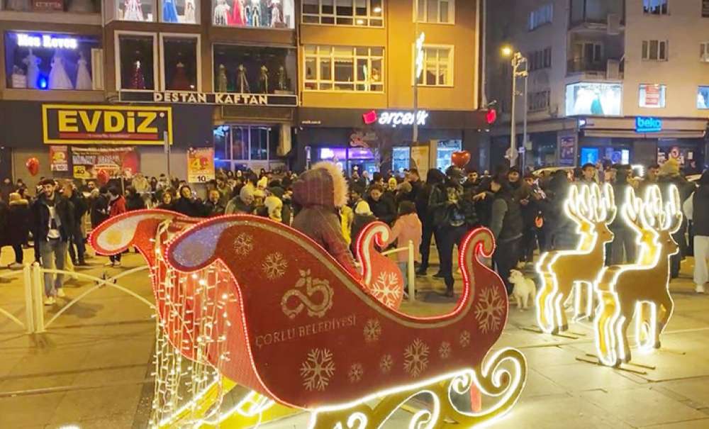 Çorlu'da Yeni Yıl Coşkusu Yaşandı