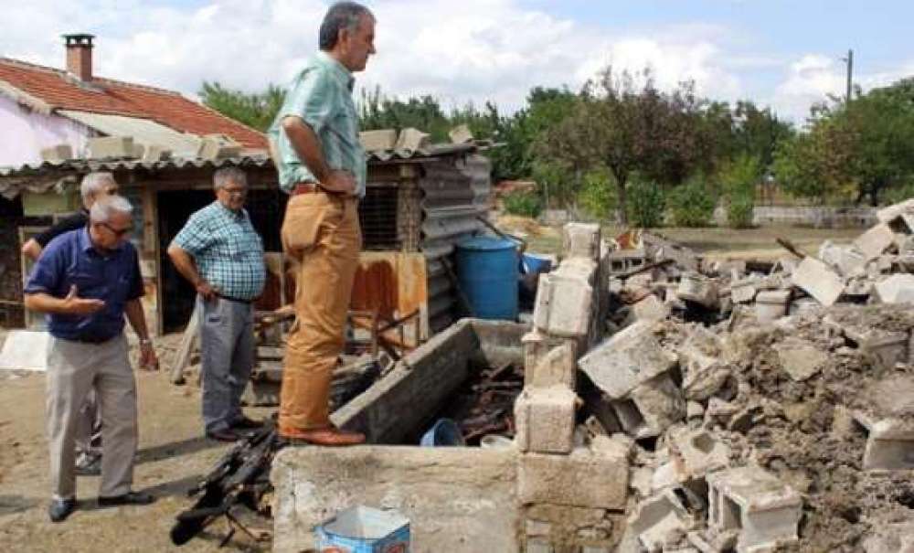 Pancarköy'deki Ağıl Yangını