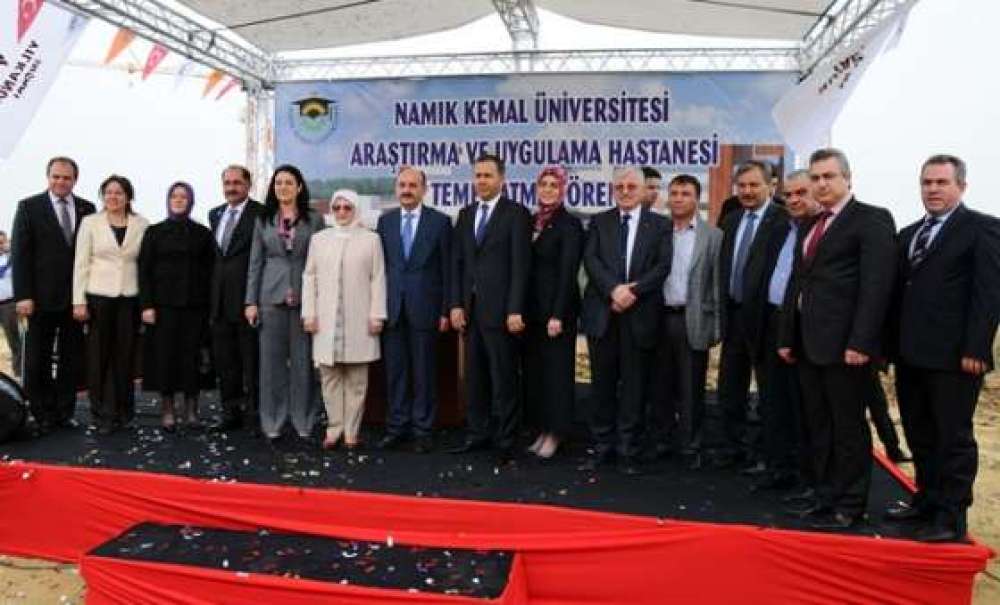 Sağlık Bakanı Nkü Hastanesi Temel Atma Törenine Katıldı