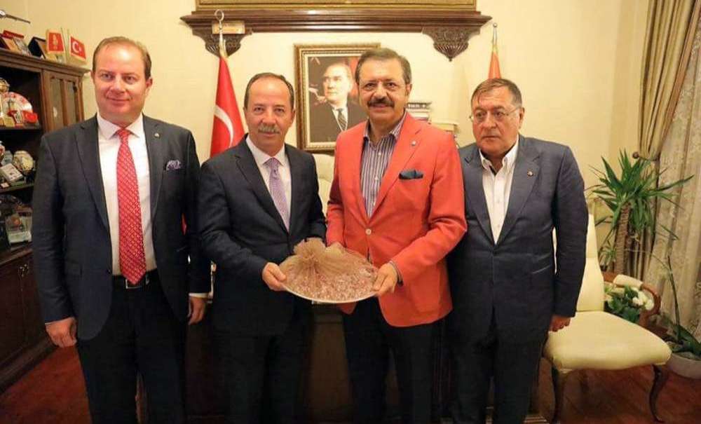 Hisarcıklıoğlu'ndan Başkan Gürkan'a Ziyaret