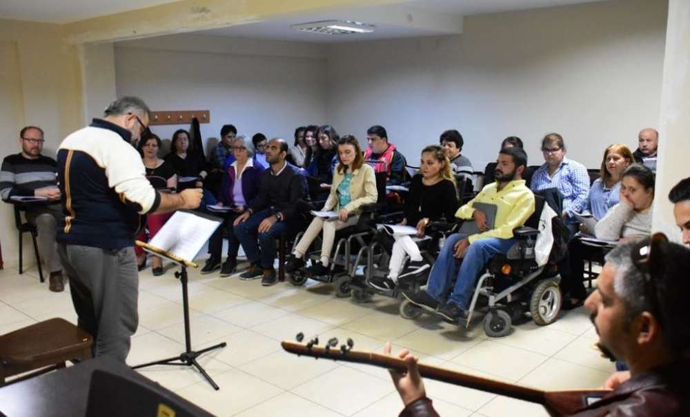 Engelsiz Yaşam Korosu Çalışmalara Başladı