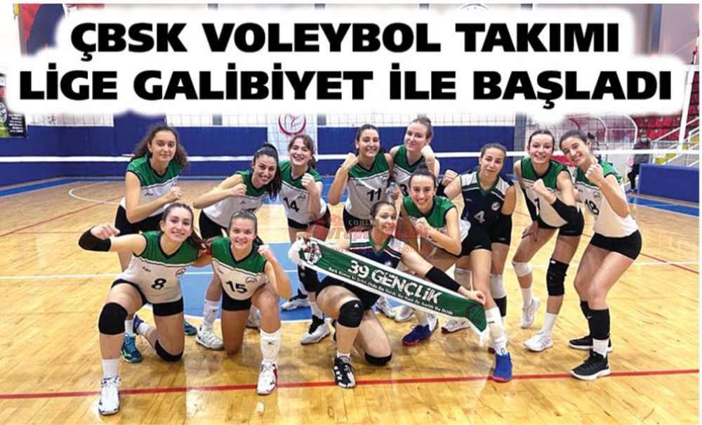 Çbsk Voleybol Takımı Lige Galibiyet İle Başladı