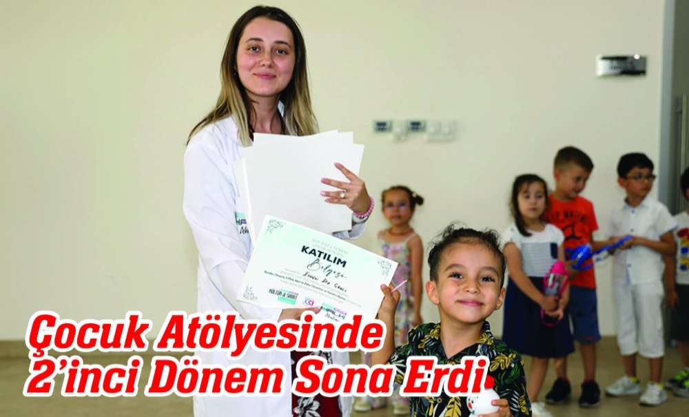 Çocuk Atölyesinde 2'Inci Dönemi Sona Erdi