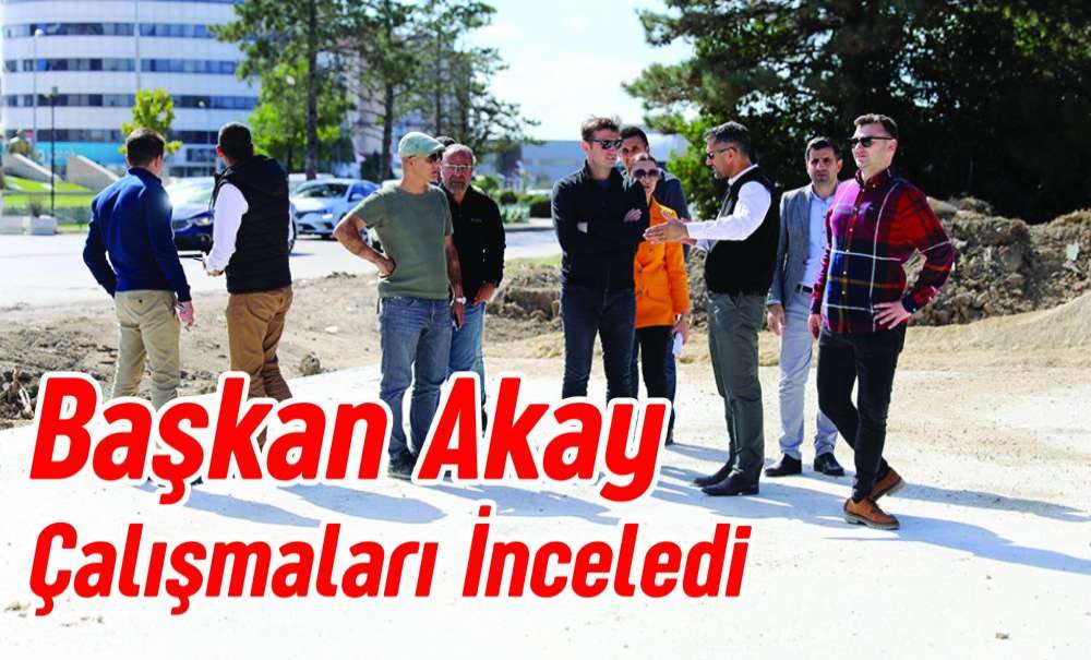 Başkan Akay Çalışmaları İnceledi