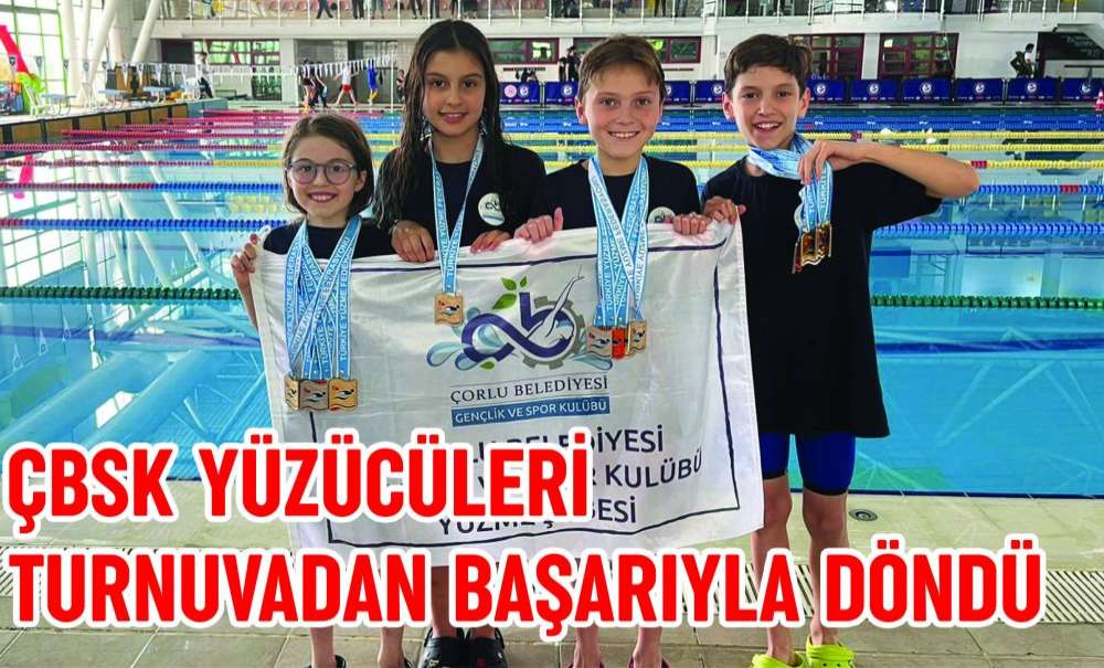 Çbsk Yüzücüleri Turnuvadan Başarıyla Döndü