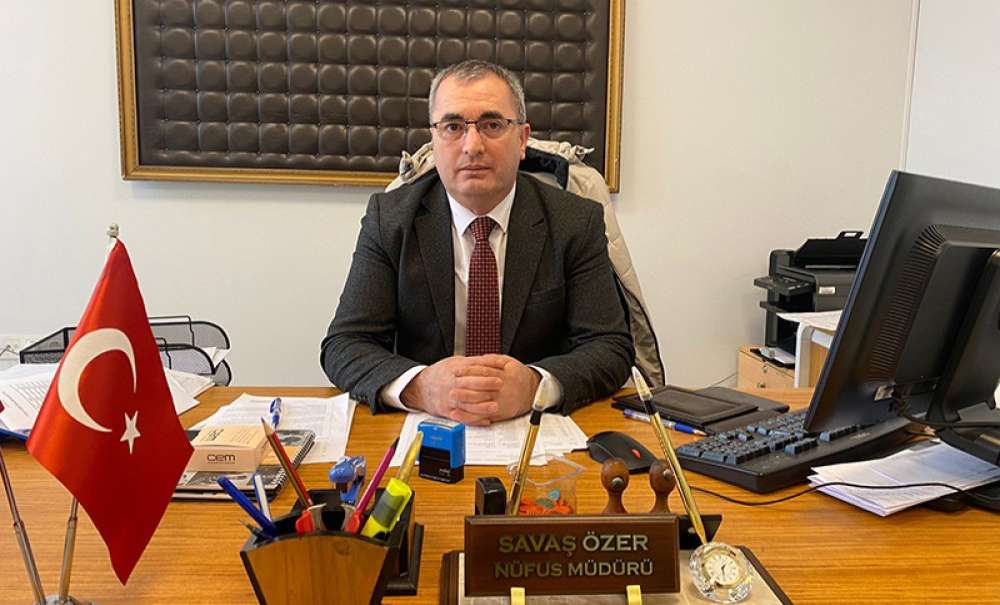 Yeni Nüfus Müdürü Savaş Özer Oldu