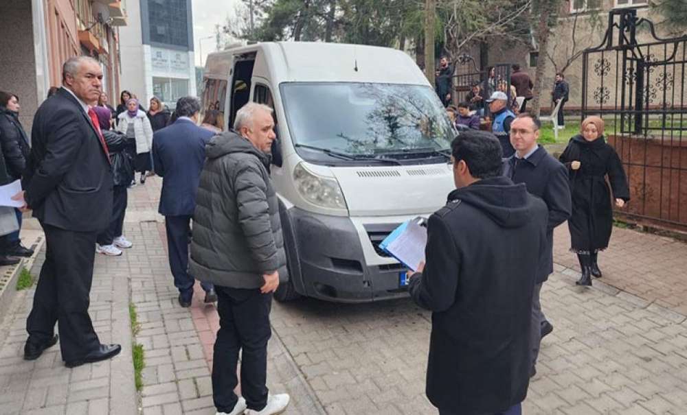 Öğrenci Servisleri Denetlendi