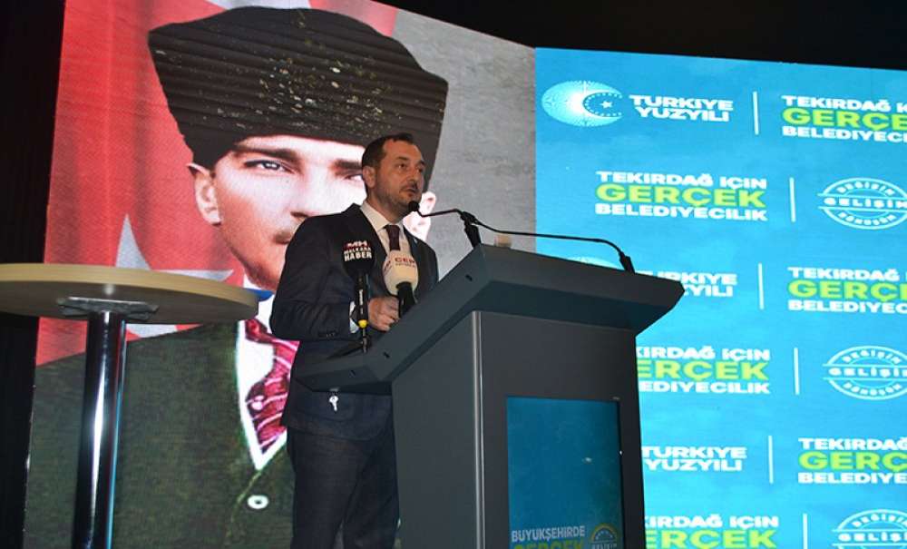 Cüneyt Yüksel Projelerini Çorlu'da Açıkladı