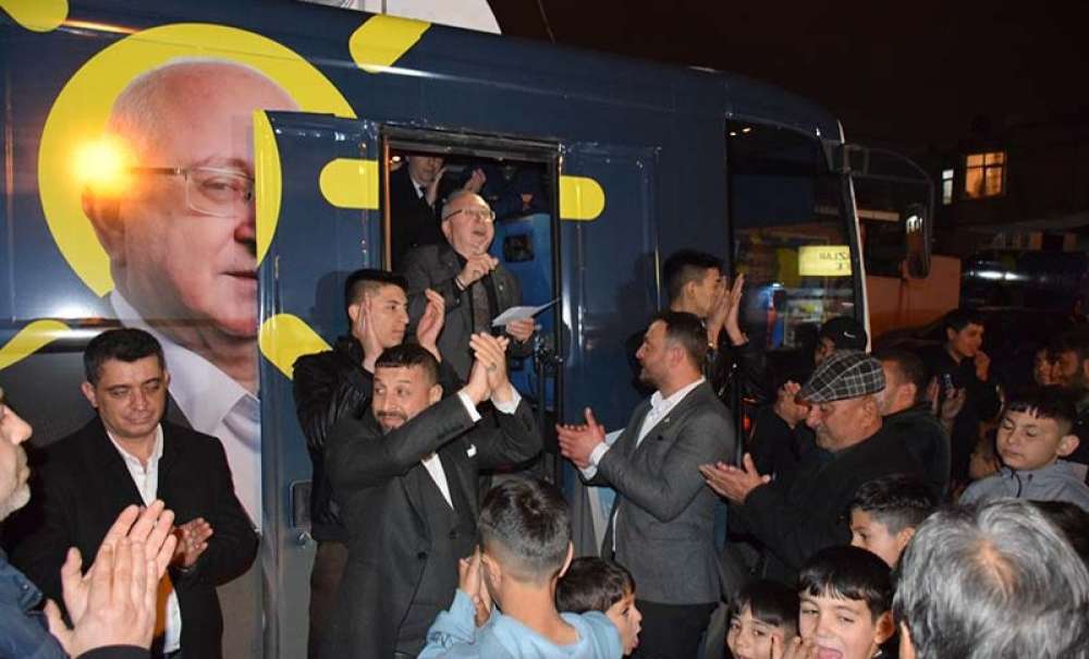 Çorlu Belediye Başkan Adayı Akın Yılmaz, Mahalle'yi Salladı