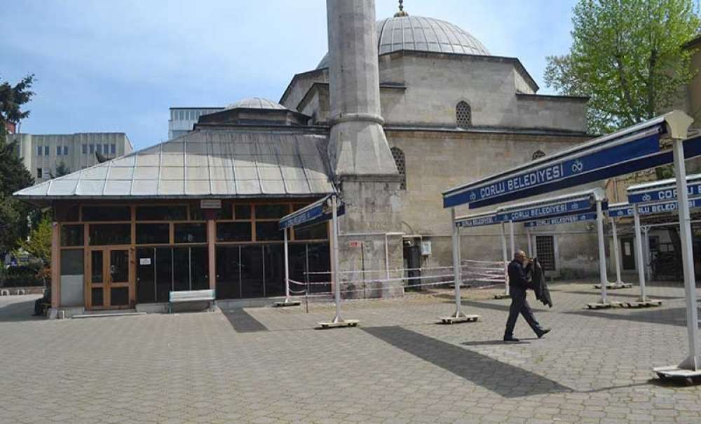 Tarihi Camide ‘Olay Yeri' Görüntüsü!