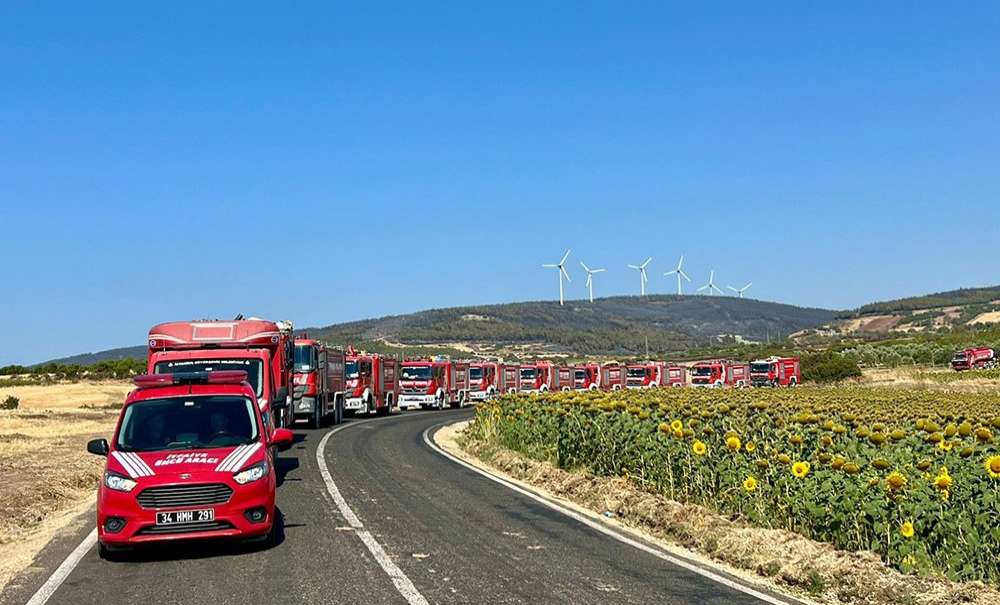 Şarköy'deki Yangın Kontrol Altına Alındı