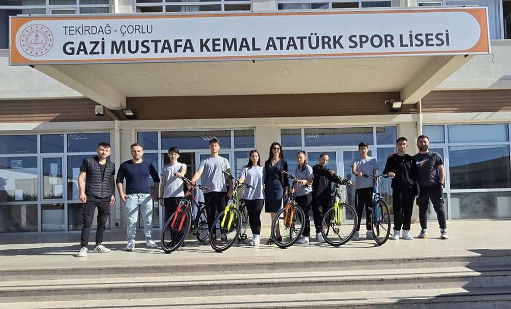 Spor Lisesinde Bisiklet Dersleri Başladı